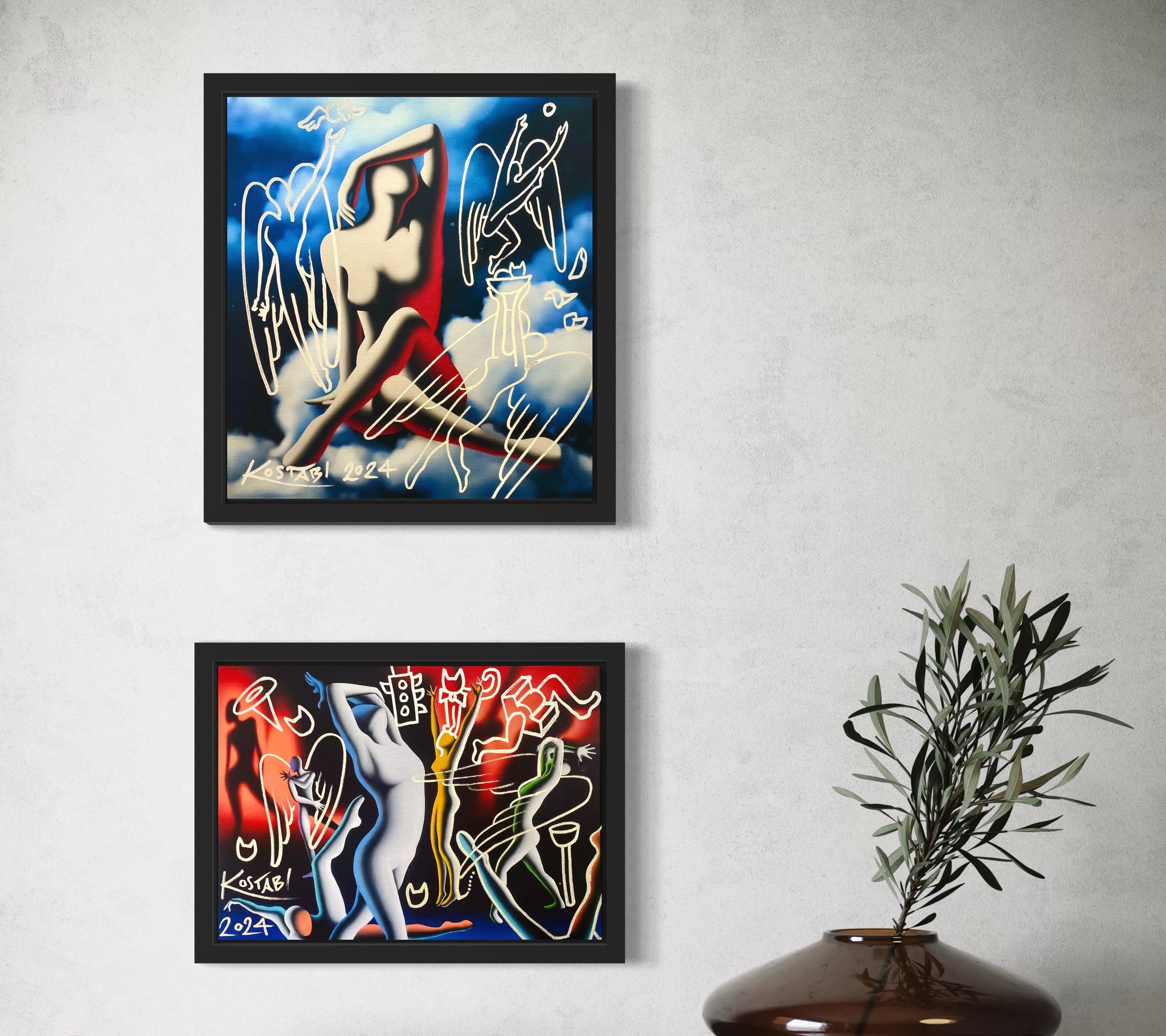 Kalev Mark Kostabi ja Artneri esimene kunstiprojekt