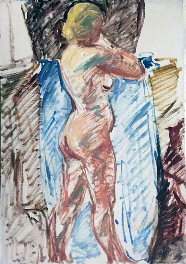 AAVIK, Priidu Eesti Kunst Maal Õlimaal Akt Pallas