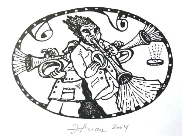 ARRAK, Jüri Eesti Kunst Graafika Linoollõige Illustratsioon Eesti klassikud