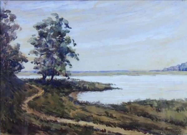 BURMAN, Karl Jr Eesti Kunst Akvarell Akvarell Loodus Eesti klassikud