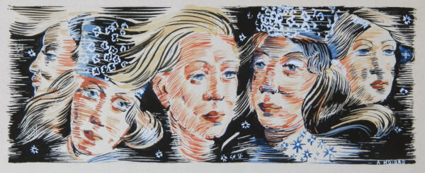 HOIDRE, Alo Eesti Kunst Akvarell Tušš, akvarell Talumotiiv Eesti klassikud