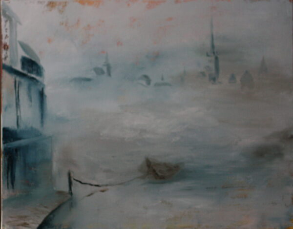 IRLIS, Katrin Eesti Kunst Maal Õlimaal Linnavaade Eesti kunst