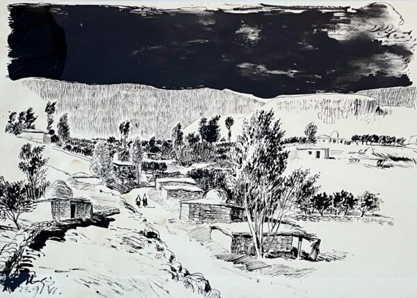 KALJO, Richard Eesti Kunst Joonistus / pastell Tušš Reisimuljed Pallas