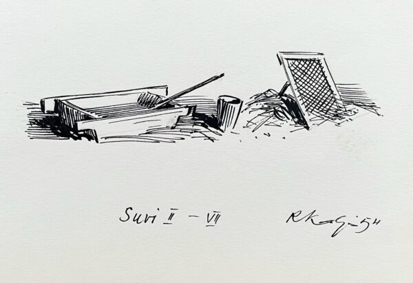 KALJO, Richard Eesti Kunst Joonistus / pastell Tušš Illustratsioon Pallas