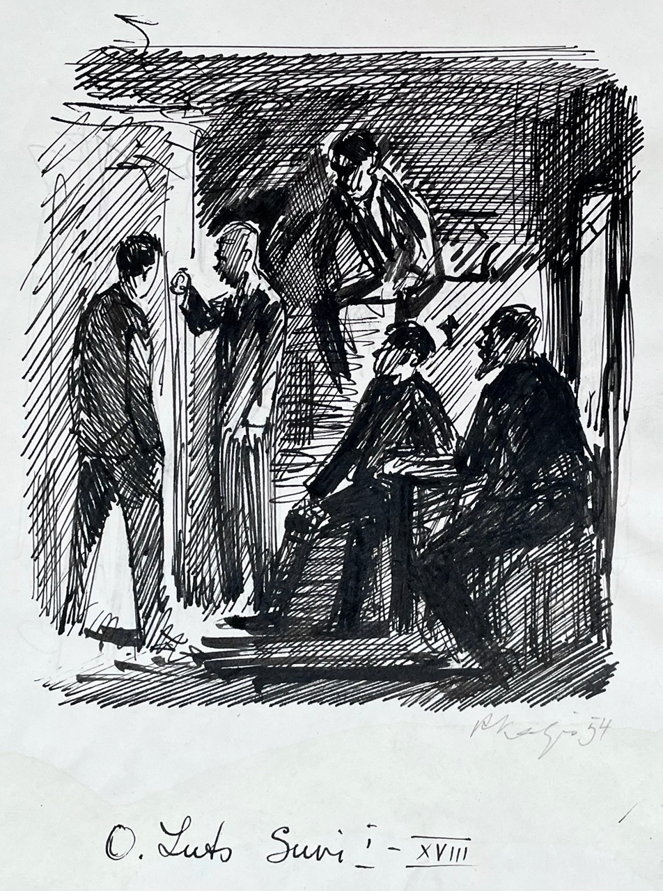 Kavand raamatule “Suvi”, 1954