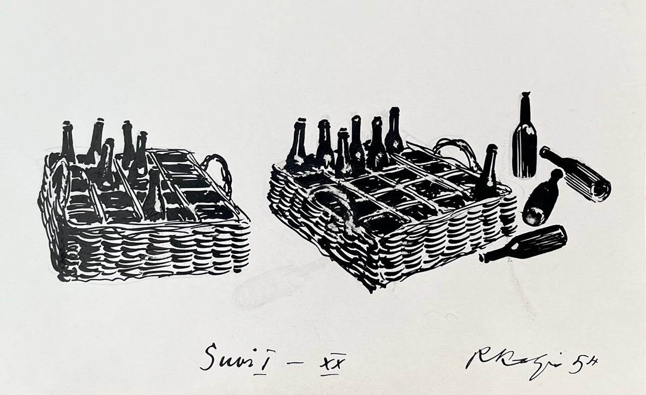 Kavand raamatule “Suvi”, 1954