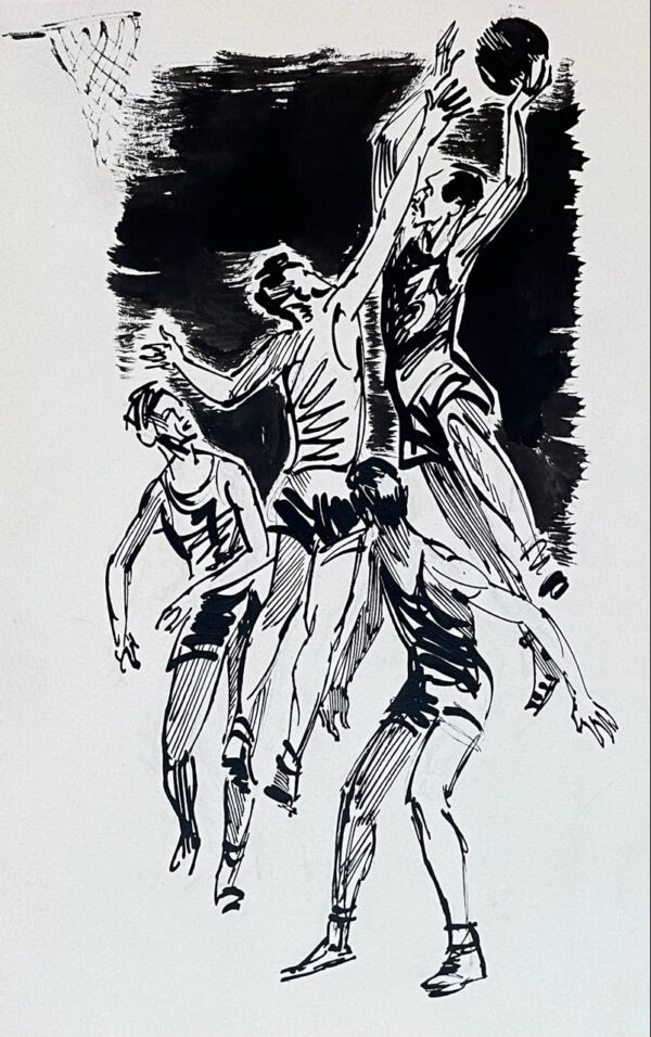 KALJO, Richard Eesti Kunst Joonistus / pastell Tušš Sport Pallas