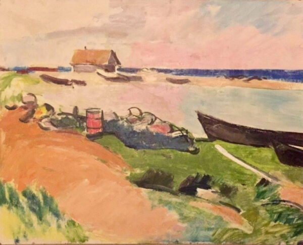 KARRUS, Viktor Eesti Kunst Maal Õlimaal Meri Pallas