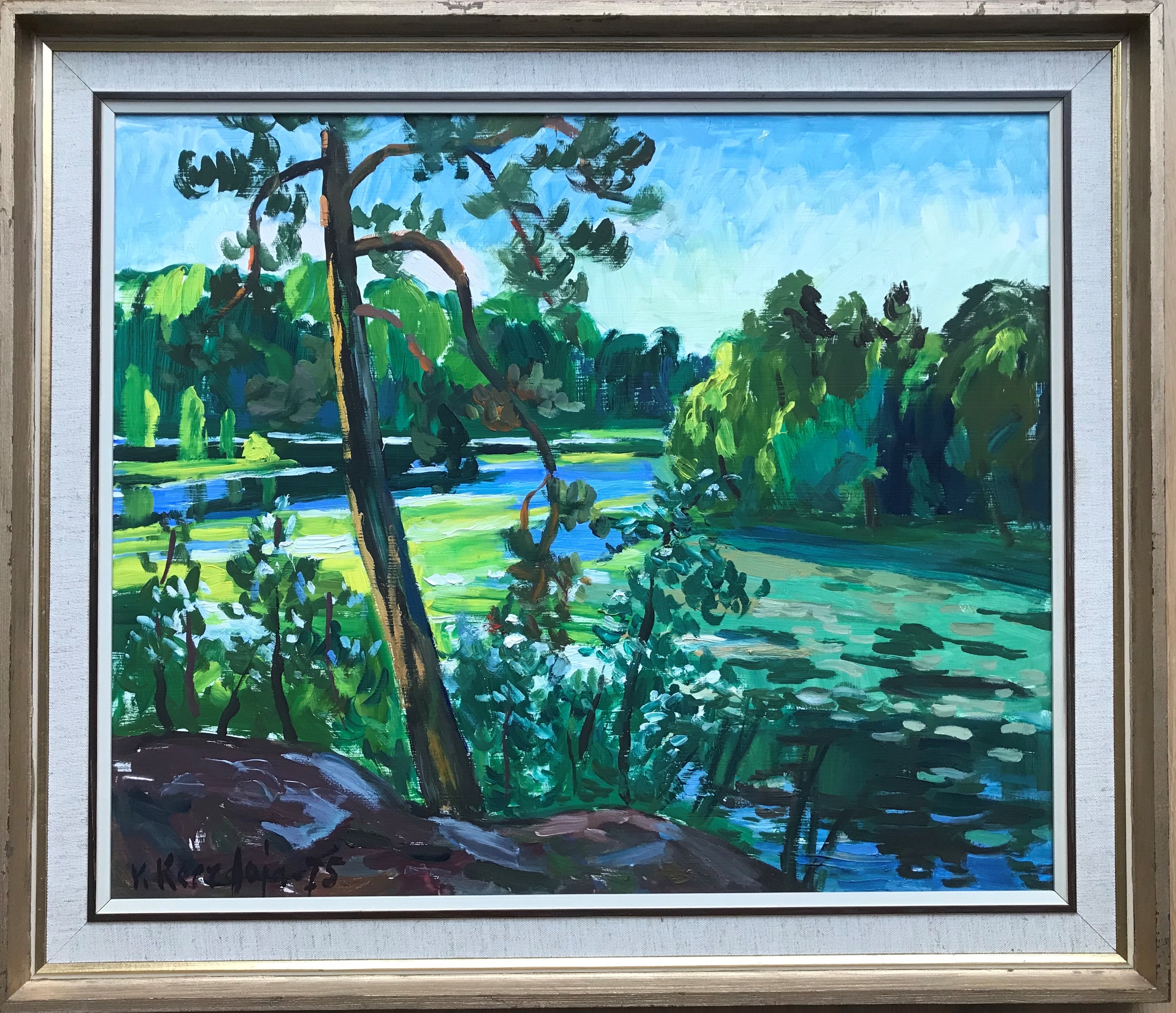 "Maastikuvaade veekoguga", 1975 - Image 2