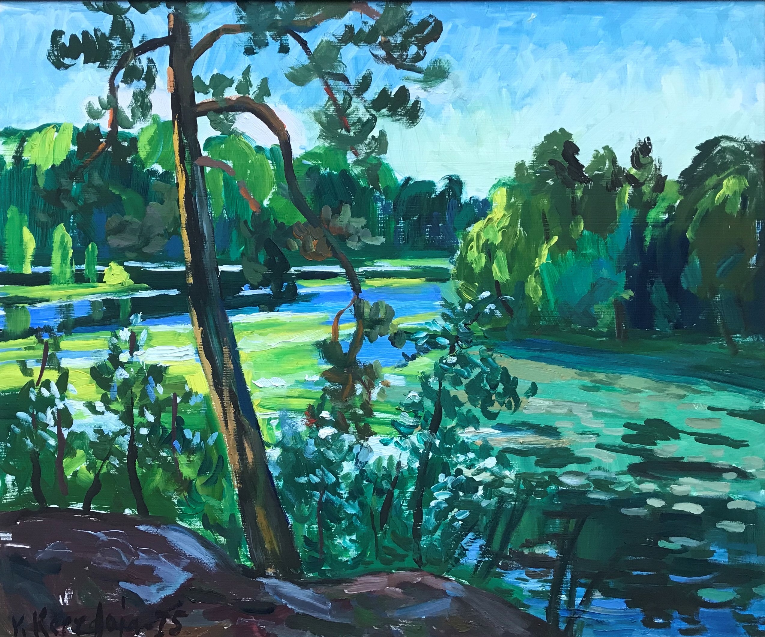 “Maastikuvaade veekoguga”, 1975