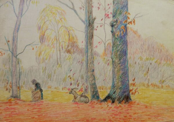 KIZKO, Ivan Eesti Kunst Joonistus / pastell Värviline pliiats Loodus Maailmakunst