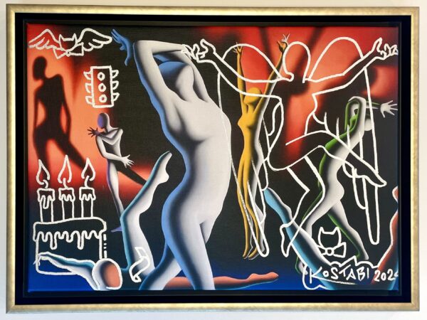 KOSTABI, Kalev Mark Eesti Kunst Joonistus / pastell Segatehnika Sümbolism Kaasaegne kunst