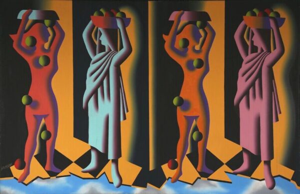 KOSTABI, Kalev Mark Eesti Kunst Maal Akrüül Sümbolism Kaasaegne kunst