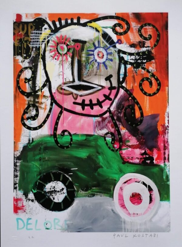 KOSTABI, Paul Indrek Eesti Kunst Graafika Giclée Ekspressionism Kaasaegne kunst