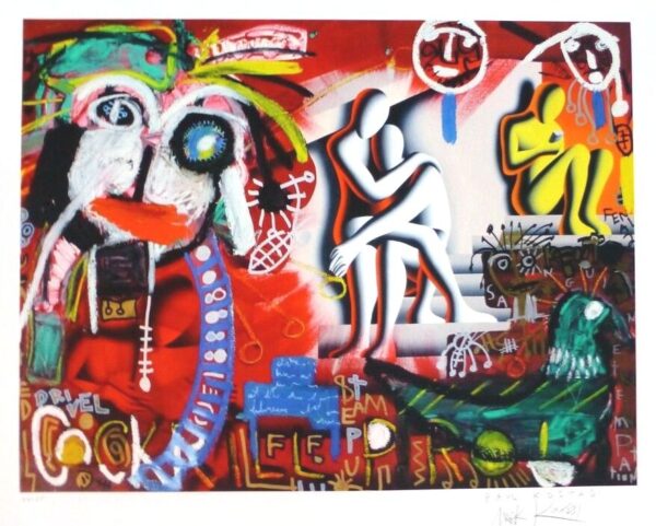 KOSTABI, Paul Indrek Eesti Kunst Graafika Giclée Ekspressionism Kaasaegne kunst