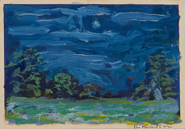 KUTSAR, Eduard Eesti Kunst Maal Õlimaal Loodus Pallas