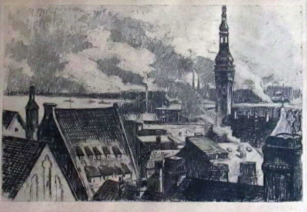 KÜTT, Allex Eesti Kunst Graafika  Linnavaade Eesti klassikud