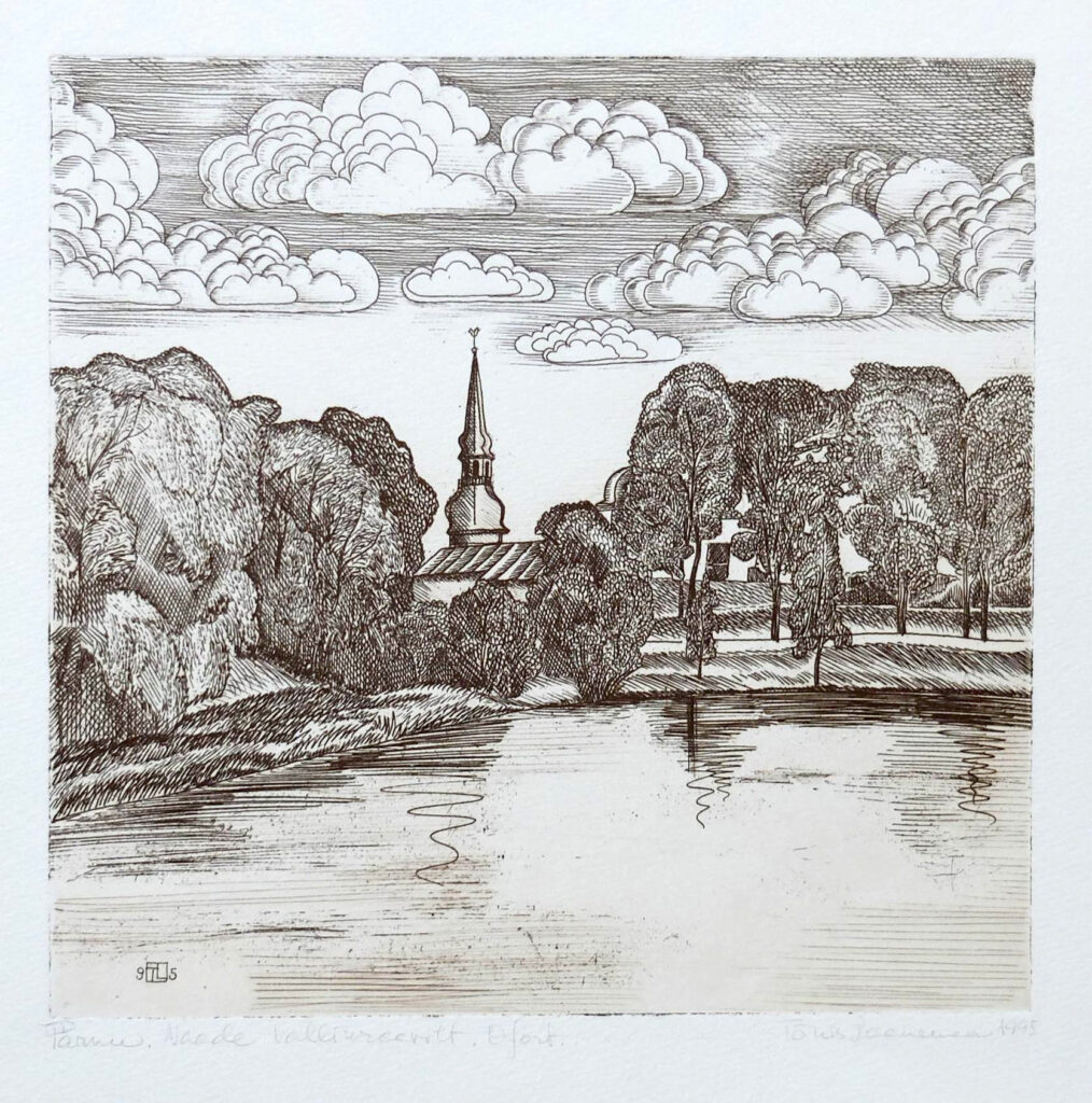 "Pärnu. Vaade Vallikraavilt", 1995