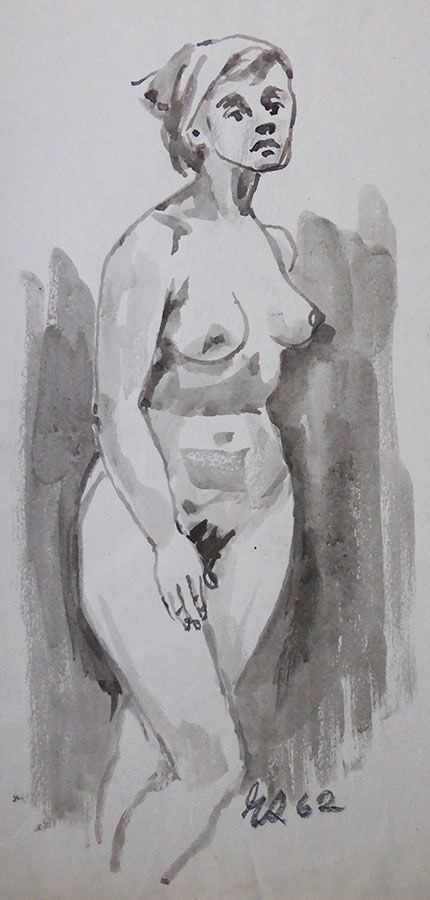 “Akt rätikuga”, 1962