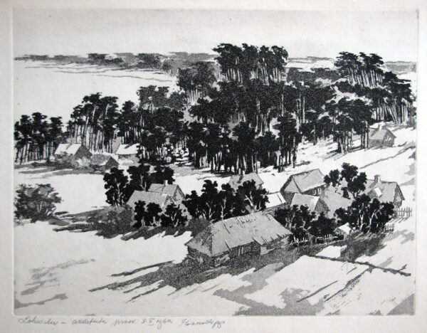 LEPP, Esko Eesti Kunst Graafika Akvatinta Loodus Eesti kunst