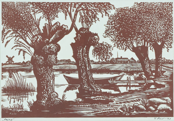 LIIV, Ferdinand Eesti Kunst Graafika Linool Loodus Eesti klassikud