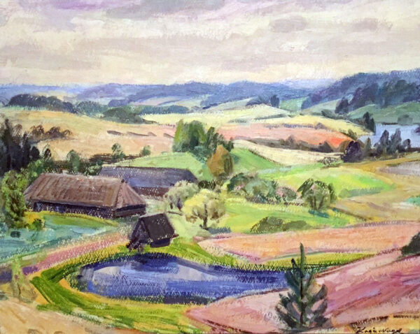 NAGEL, Kalju Eesti Kunst Maal Õlimaal Loodus Eesti klassikud