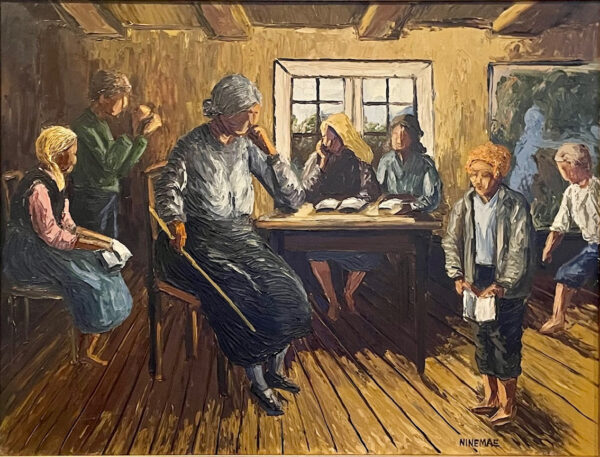 NINEMAE, Boris Eesti Kunst Maal Õlimaal Ajalooline Väliseesti kunst