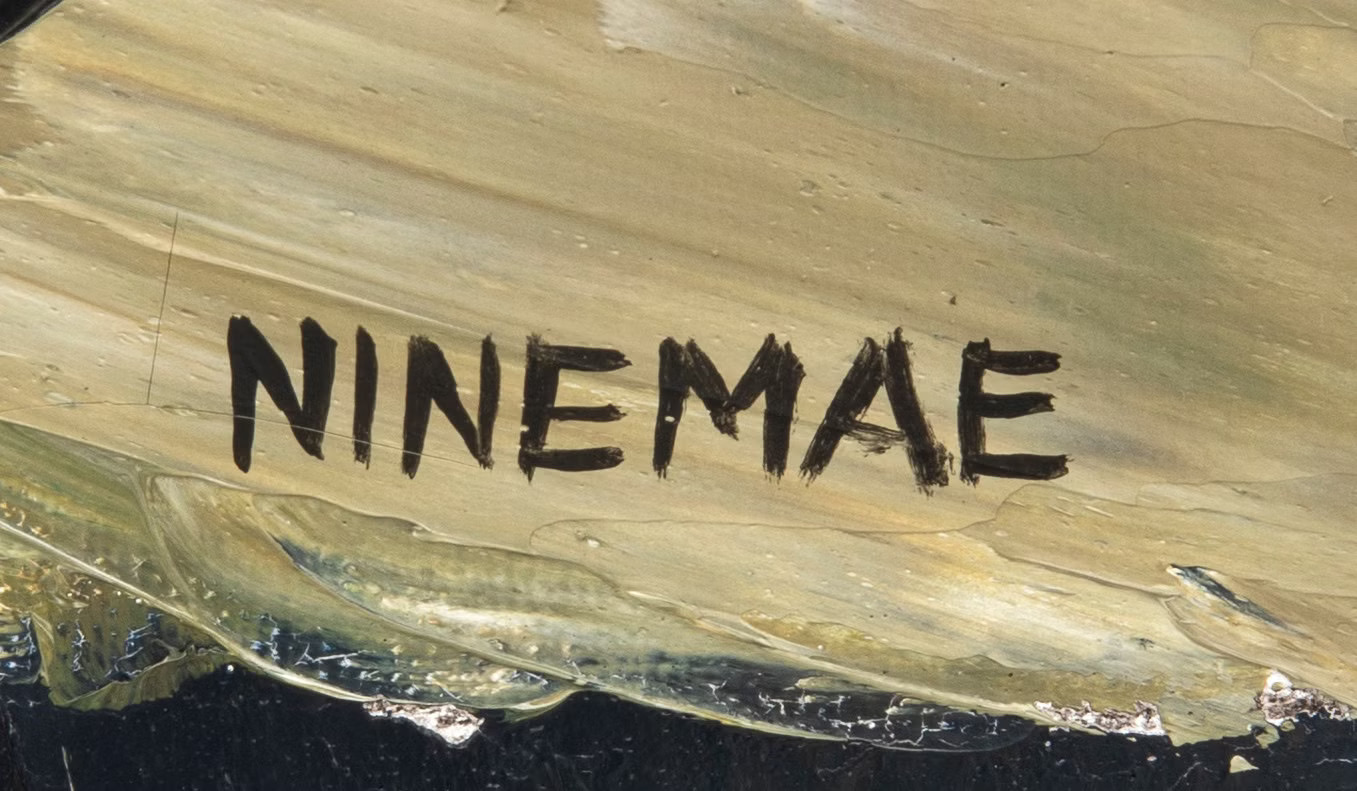 NINEMAE, Boris Eesti Kunst Maal Õlimaal Kalurid Väliseesti kunst