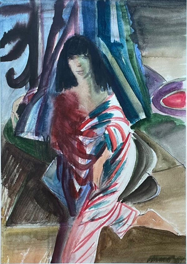 OHAKAS, Valdur Eesti Kunst Akvarell Akvarell Ekspressionism Eesti klassikud