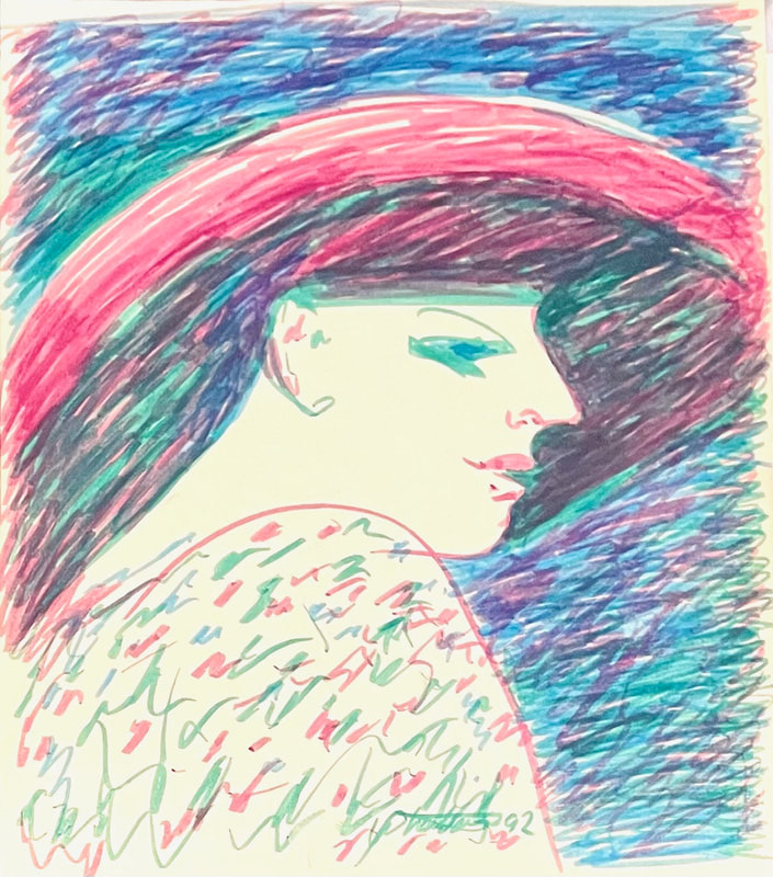 “Naine kübaraga”, 1992