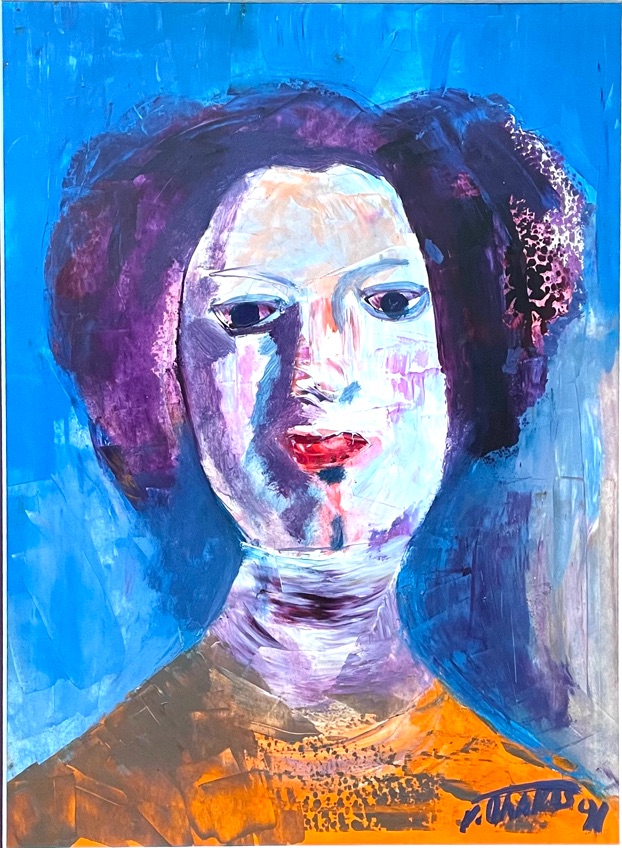 “Naine lilla soenguga”, 1991