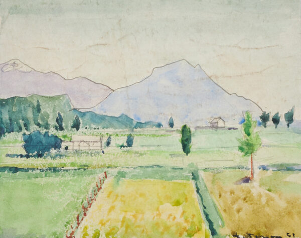 PEHAP, Erich Eesti Kunst Akvarell Akvarell Loodus Väliseesti kunst