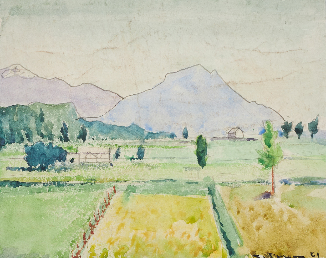 ”Kanada maastik rongiaknast”, 1951