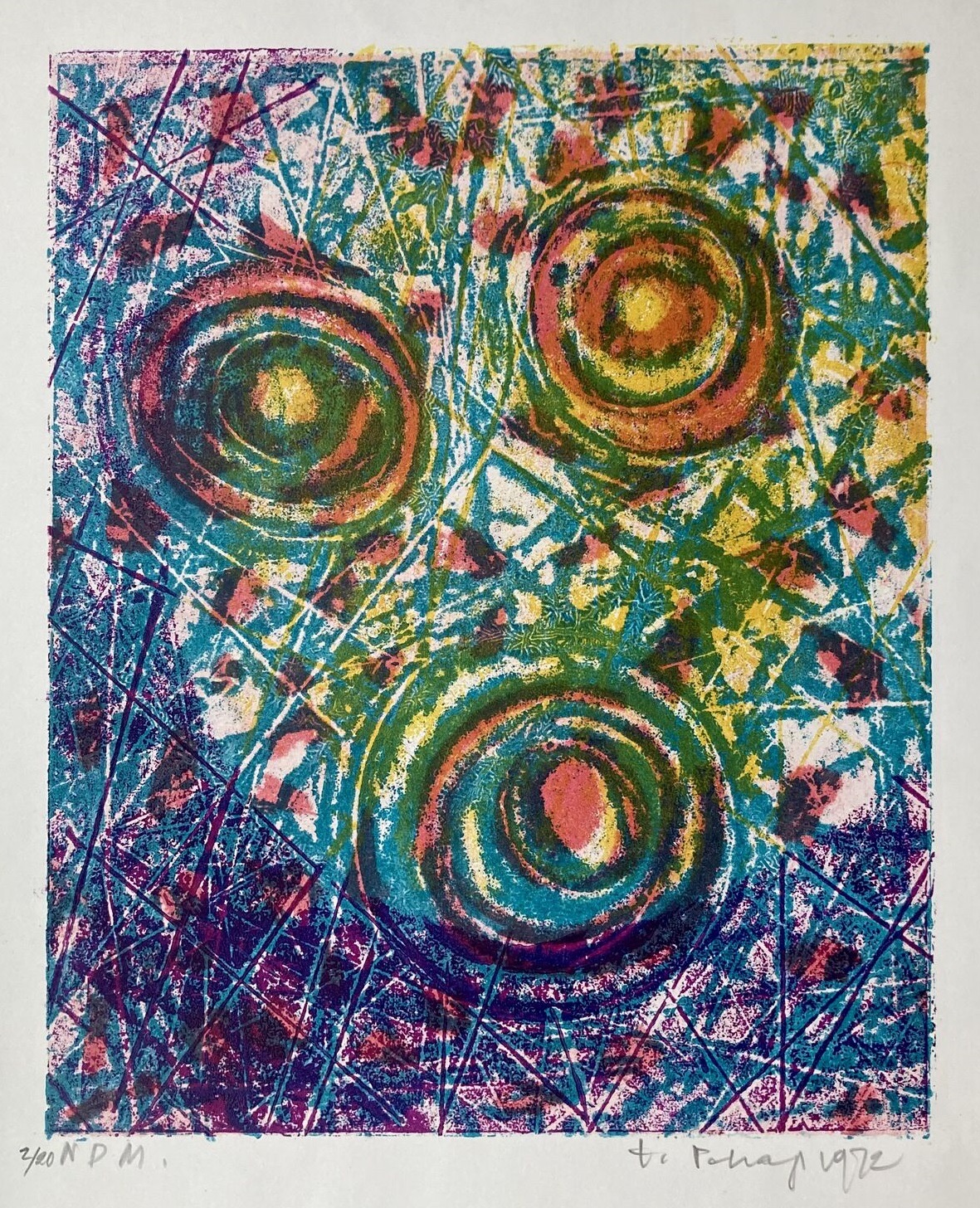 “Three spheres”, 1972