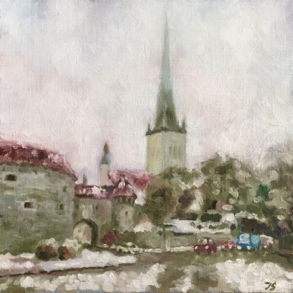 SEMJONOV, Juri Eesti Kunst Maal Õlimaal Linnavaade Kaasaegne kunst