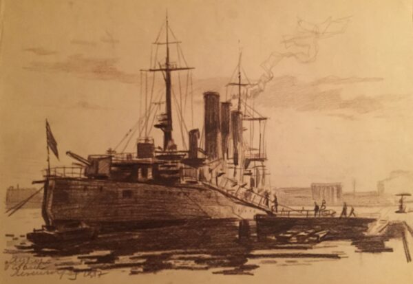 SOANS, Olev Eesti Kunst Joonistus / pastell  Reisimuljed Eesti klassikud