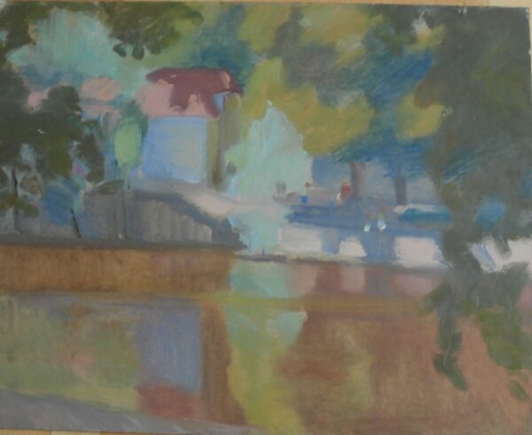 TENSO, Toomas Eesti Kunst Maal Õlimaal Linnavaade Eesti kunst