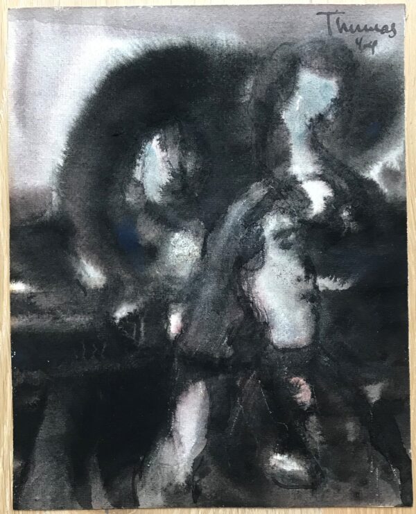 TIMMAS, Osvald Eesti Kunst Akvarell Akvarell Ekspressionism Kaasaegne kunst