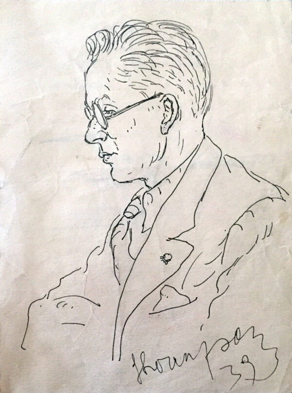 TUNDMATU Eesti Kunst Joonistus / pastell Tušš Inimesed Eesti kunst