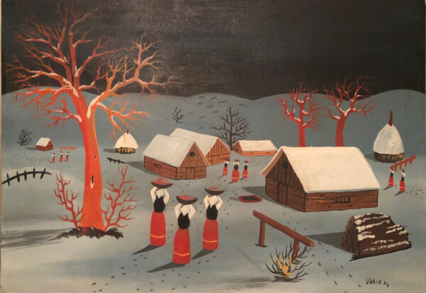 VARIK, Matti Eesti Kunst Maal Õlimaal Talumotiiv Eesti kunst