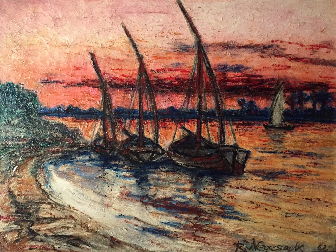 “Jõemaastik purjekaga”, 1967