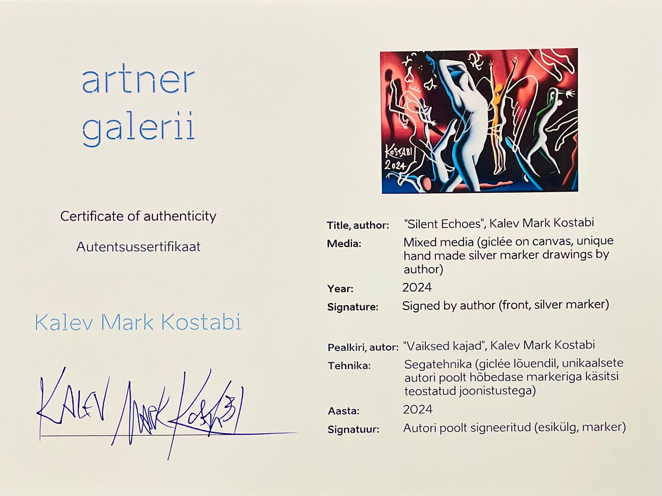 "Silent Echoes" IV, 2024 - Image 7