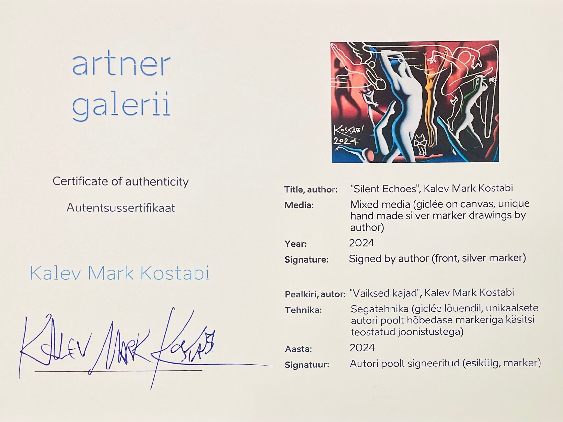 "Silent Echoes" VI, 2024 - Image 6