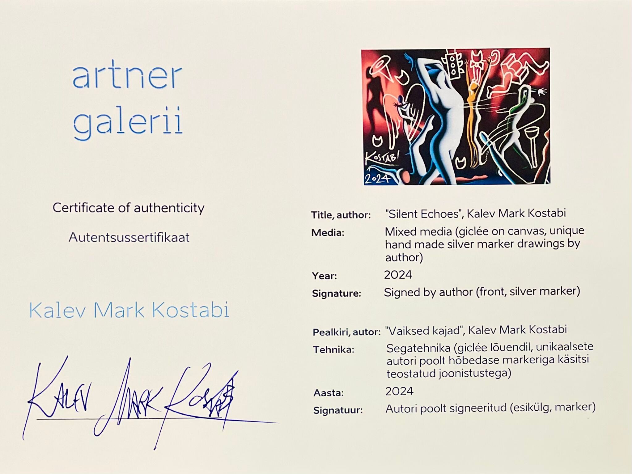 "Silent Echoes" VIII, 2024 - Image 7