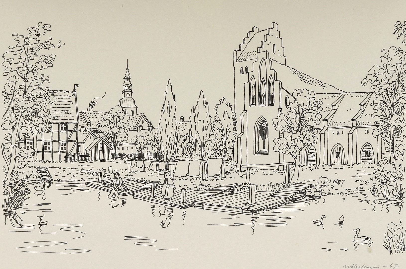 “Pesunaised tiigi ääres”, 1967