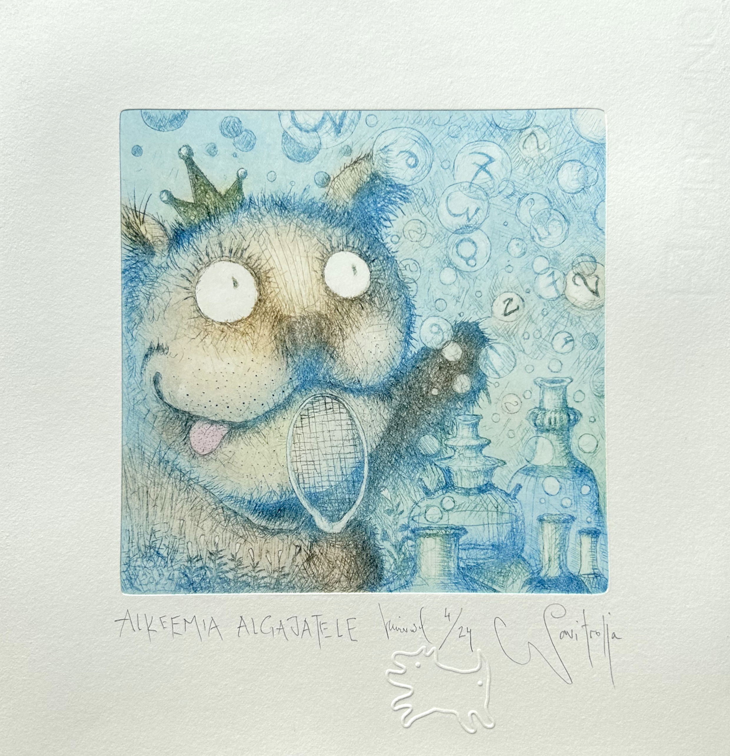 NAVITROLLA Eesti Kunst Graafika Kuivnõel Sümbolism Kaasaegne kunst