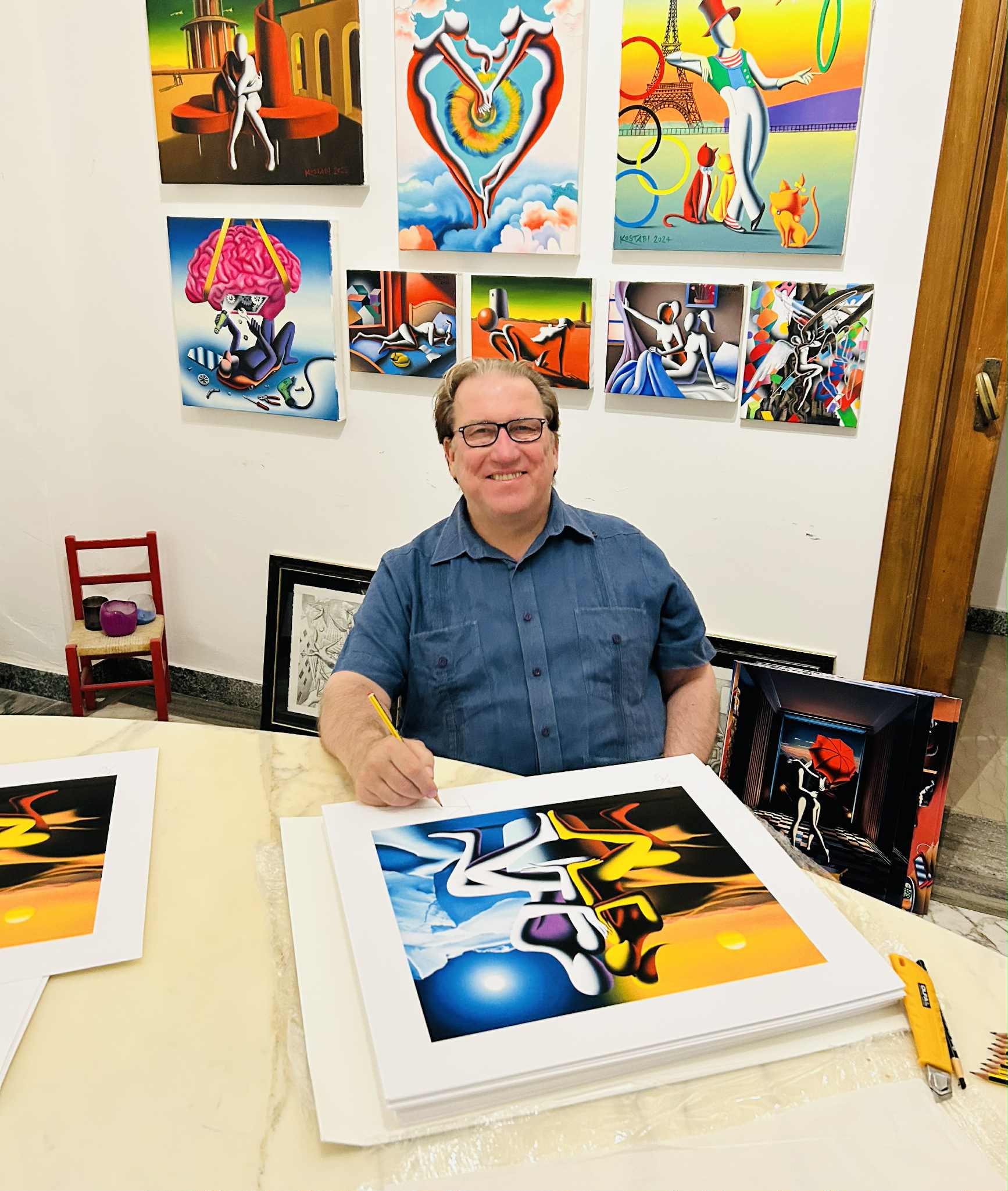 KOSTABI, Kalev Mark Eesti Kunst Graafika Giclée Sümbolism Kaasaegne kunst