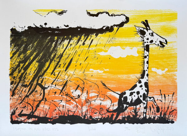 NAVITROLLA Eesti Kunst Graafika Kivitrükk Sümbolism Kaasaegne kunst