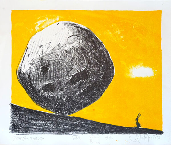 NAVITROLLA Eesti Kunst Graafika Kivitrükk Sümbolism Kaasaegne kunst