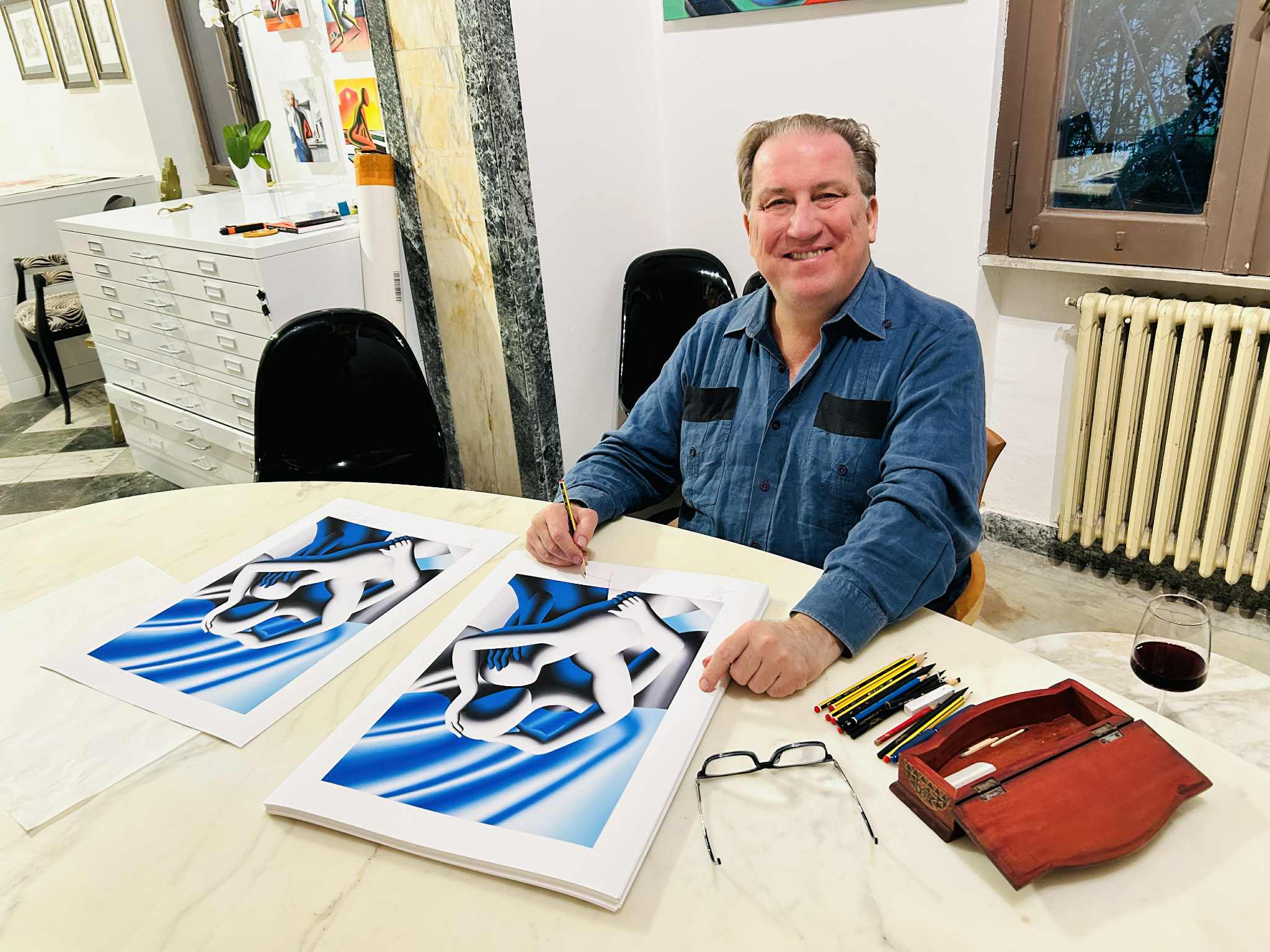 KOSTABI, Kalev Mark Eesti Kunst Graafika Giclée Sümbolism Kaasaegne kunst